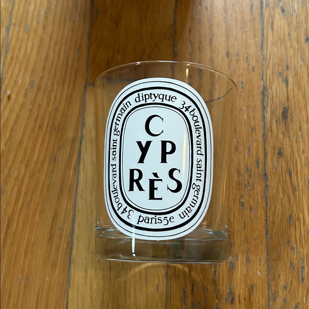 Diptyque Paris Cypres Glass Vessel - Picture 2 of 5